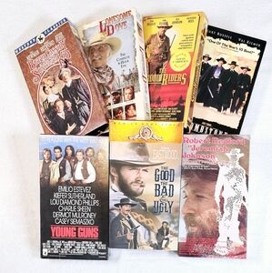 Bundle of 7 VHS Tapes